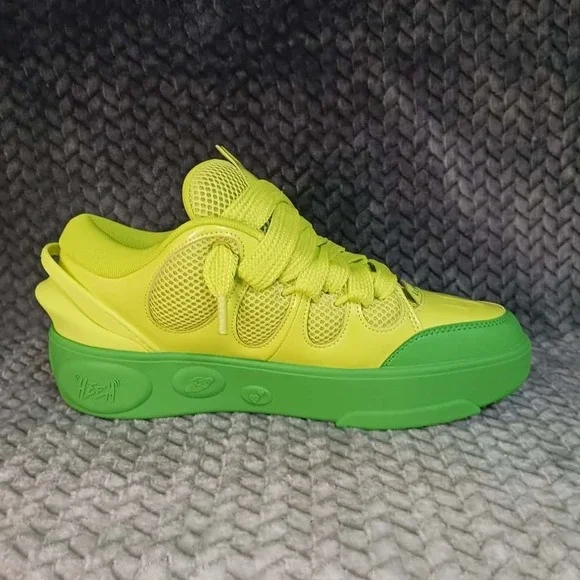 PUMA x Lamelo Ball LaFrance Assist Lifestyle Shoes Mens Green Lime Grinch Size 7